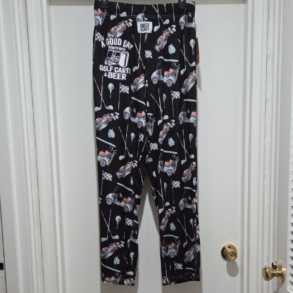 Golf Print Pajama Lounge Pants